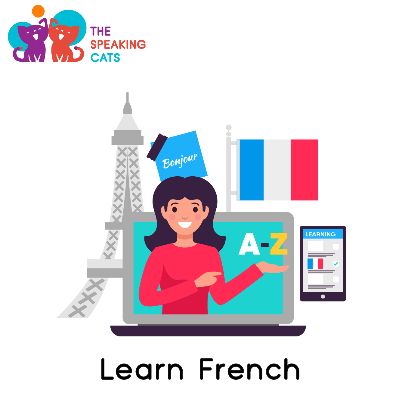 French speech. French courses. Speak French.